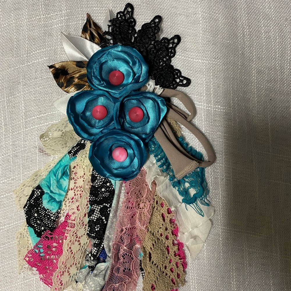 Hand made flower pin